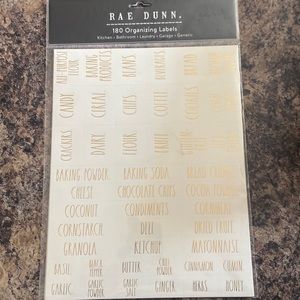 Rae Dunn Organizing Labels
